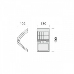 ΗΛΙΑΚΟ ΦΩΤΙΣΤΙΚΟ ΤΟΙΧΟΥ LED ΜΕ ΑΙΣΘΗΤΗΡΑ PIR 20W 3000K 6631