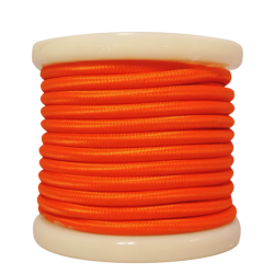 EL330026 | Textile Cable 2x0.75mm²- ρολλό 10mt – Πορτοκαλί Γυαλιστερό