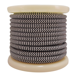 EL330031 | Textile Cable 2x0.75mm²- ρολλό 10mt –  Σιδήρου διακριτικό