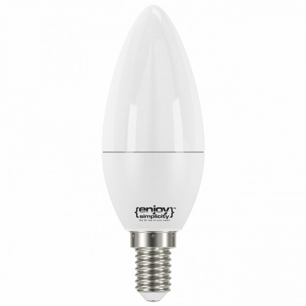 EL102384 | LED B37|7.2W(>60W)Ε14|4000k|806lm|enjoySimplicity™