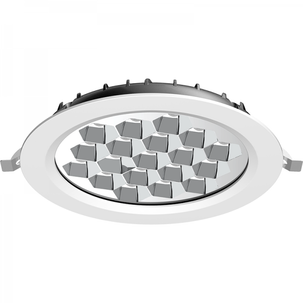 EL191036 | LED Panel Αλ/νίου Silver HighPower 34.5W|6500k|4250lm|Φ221x38mm|60°|+Driver|{enjoysimplicity}™