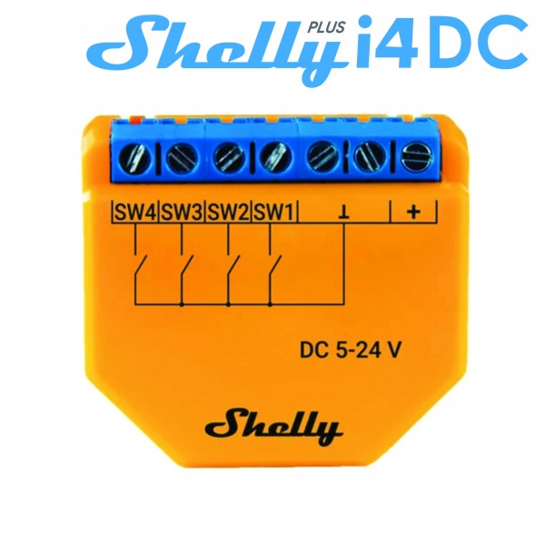 Shelly Plus i4 DC Shelly Plus i4 DC