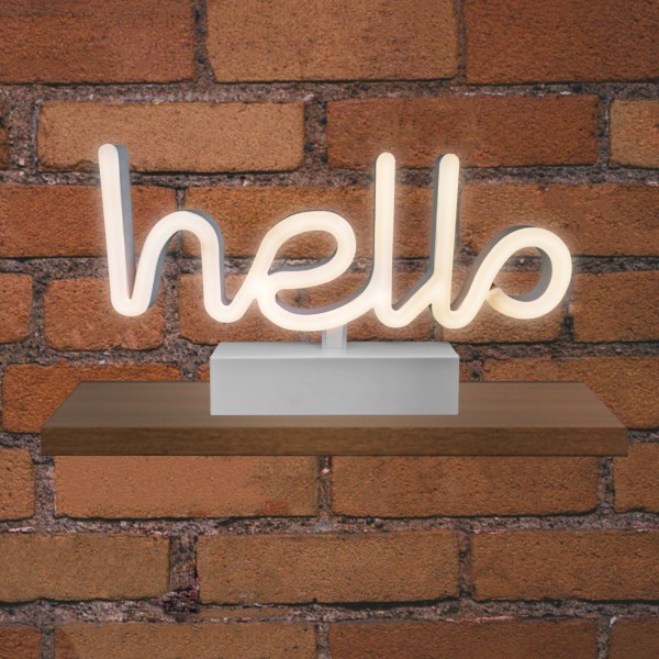 EL131105|NEON LED STRIPS HELLO neon@base|2*AA μπαταρία|3V|265x30x145|{enjoysimplicity}™ EL131105|NEON LED STRIPS HELLO neon@base|2*AA μπαταρία|3V|265x30x145|{enjoysimplicity}™