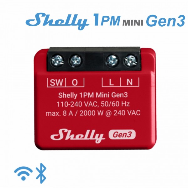 Shelly 1PM Mini Gen3 Shelly 1PM Mini Gen3