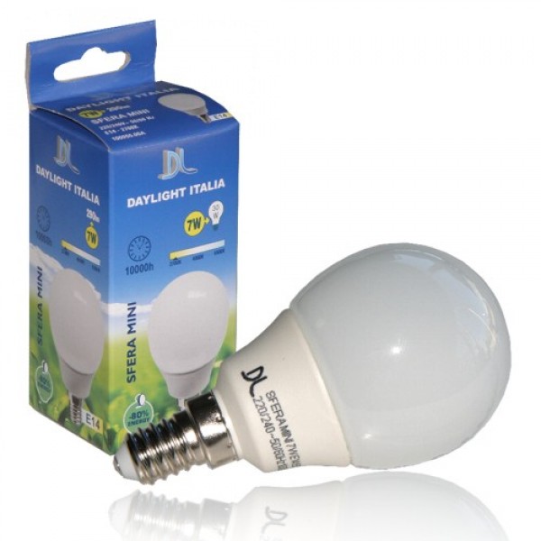 EL100055 | Eco mini Ball E14 (-80%) 7W(>30W) 2700k 300 lm10.000h DL® (Nέττη Τιμή) EL100055 | Eco mini Ball E14 (-80%) 7W(>30W) 2700k 300 lm10.000h DL® (Nέττη Τιμή)