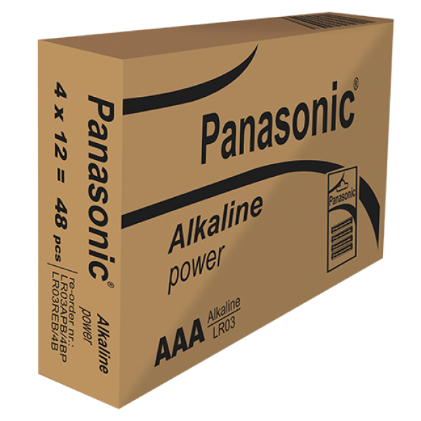 EL46LR03 | ΑΛΚΑΛΙΚΕΣ ΜΠΑΤΑΡΙΕΣ PANASONIC® LR03 MINI ΜΙΝΙΟΝ ΑΑA (νέττη τιμή τεμαχίου)