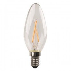 ΛΑΜΠΑ LED ΚΕΡΙ CROSSED FILAMENT 2.2W 250lm E14 3000K 220-240V