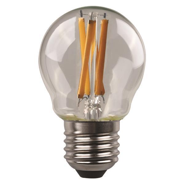 ΛΑΜΠΑ LED ΣΦΑΙΡΙΚΗ CROSSED FILAMENT 6.5W E27 4000K 220-240V CLEAR