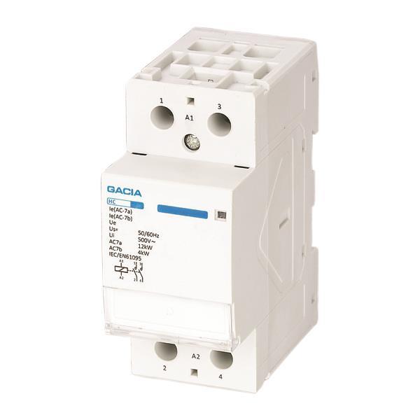 ΡΕΛΕ ΡΑΓΑΣ 2Χ63Α 2NO 24V AC GACIA ΡΕΛΕ ΡΑΓΑΣ 2Χ63Α 2NO 24V AC GACIA