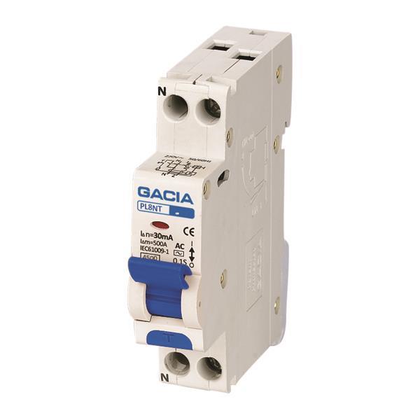 ΡΕΛΕ RCBO ΜΟΝΟΠΟΛΙΚΟ 25A 4,5KA 30mA 1P+N GACIA TYPE A ΡΕΛΕ RCBO ΜΟΝΟΠΟΛΙΚΟ 25A 4,5KA 30mA 1P+N GACIA TYPE A