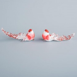 ΠΟΥΛΑΚΙ ΚΟΚΚΙΝΟ, ΜΕ ΛΕΥΚΑ ΠΟΥΠΟΥΛΑ, 12x5cm