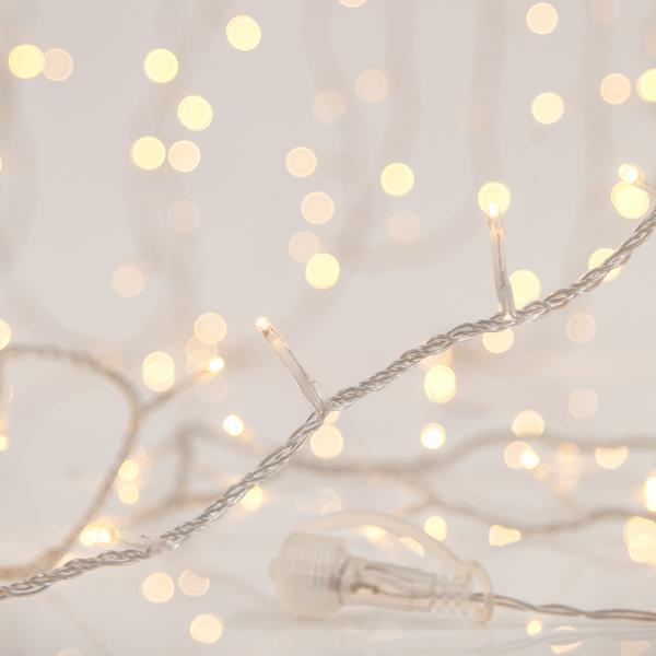 ΣΕΙΡΑ, 180 LED 3mm, 31V, ΣΤΑΘΕΡΟ, 2 ΕΠΕΚΤΑΣΕΙΣ ΕΩΣ 6 ΣΕΤ, ΔΙΑΦΑΝΟ PVC ΚΑΛΩΔΙΟ, ΘΕΡΜΟ ΛΕΥΚΟ LED ANA 7.5cm, ΙΡ44 (ΧΩΡΙΣ ΜΕΤΑΣΧΗΜΑΤΙΣΤΗ, ΧΩΡΙΣ ΠΡΟΕΚΤΑΣΗ ΠΑΡΟΧΗΣ)