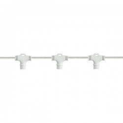 DIY, ΛΕΥΚΟ ΚΑΟΥΤΣΟΥΚ ΚΑΛΩΔΙΟ, ΓΙΑ ΚΟΥΡΤΙΝΑ, 10 ΚΑΘΕΤΟΙ ΚΟΝΕΚΤΟΡΕΣ, ΜΕ ΕΠΕΚΤΑΣΗ, 1,1m, ΙΡ65