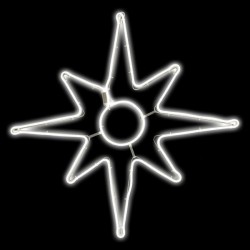 DIY, ΑΣΤΕΡΙ ΒΗΘΛΕΕΜ, ΝΕΟΝ ΦΩΤΟΣΩΛΗΝΑ 75cm, ΕΠΕΚΤΑΣΗ, ΠΡΟΕΚΤΑΣΗ ΠΑΡΟΧΗΣ 1m, IP44 (ΧΩΡΙΣ ΠΑΡΟΧΗ)