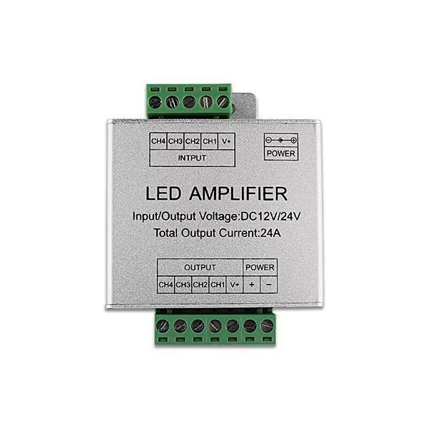ΕΝΙΣΧΥΤΗΣ ΣΗΜΑΤΟΣ ΓΙΑ RGBW ΤΑΙΝΙΑ DC 6AX4 288W/12V 576W/24V ΕΝΙΣΧΥΤΗΣ ΣΗΜΑΤΟΣ ΓΙΑ RGBW ΤΑΙΝΙΑ DC 6AX4 288W/12V 576W/24V