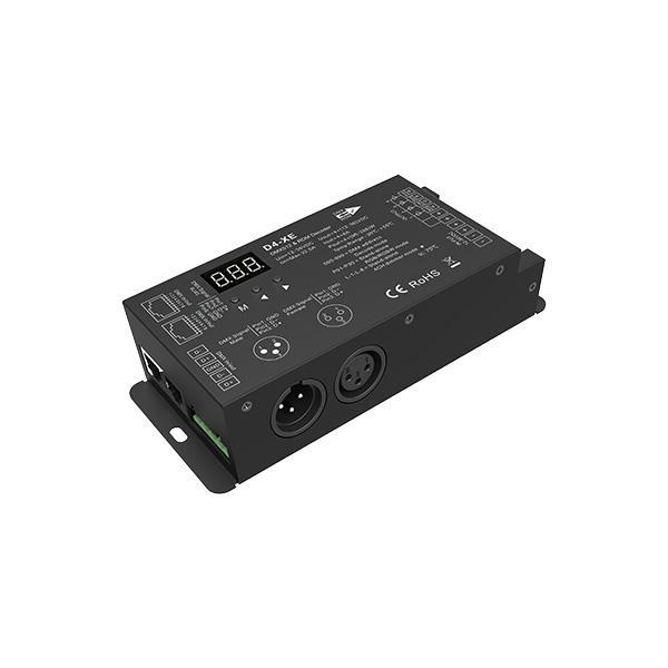 DMX512/RDM DECODER RGBW 8A*4CH 12-36VDC MAX32A D4-XE DMX512/RDM DECODER RGBW 8A*4CH 12-36VDC MAX32A D4-XE