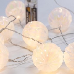 ΣΕΙΡΑ, 10 LED 5mm, ΛΕΥΚΕΣ ΑΝΑΓΛΥΦΕΣ ΜΠΑΛΕΣ, ΜΠΑΤΑΡΙΑΣ 2xAA, ΔΙΑΦΑΝΟ PVC ΚΑΛΩΔΙΟ, ΘΕΡΜΟ ΛΕΥΚΟ LED ΑΝΑ 15cm, ΠΡΟΕΚΤΑΣΗ ΠΑΡΟΧΗΣ 30cm, IP20