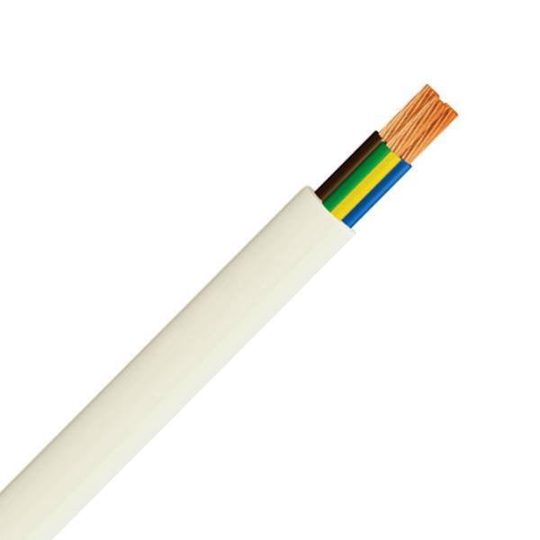 ΚΑΛΩΔΙΟ ΕΥΚΑΜΠΤΟ H03VV-F 3Χ0.50mm² ΛΕΥΚΟ (100m/roll) ΚΑΛΩΔΙΟ ΕΥΚΑΜΠΤΟ H03VV-F 3Χ0.50mm² ΛΕΥΚΟ (100m/roll)