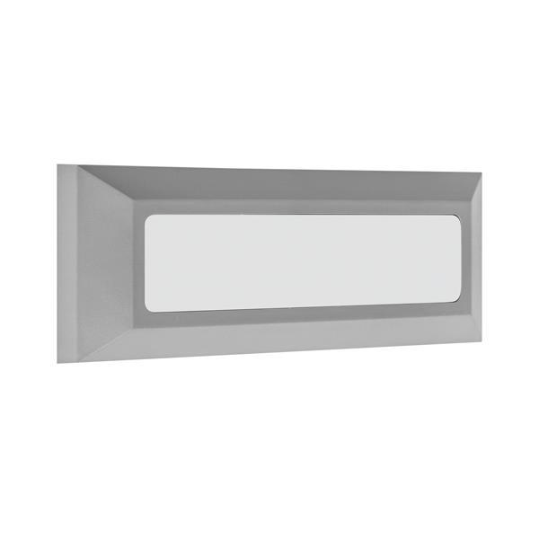 ΦΩΤΙΣΤΙΚΟ ΤΟΙΧΟΥ SLIM LED 4W IP65 230V 3CCT 230X80mm ΓΚΡΙ PRO ARTE ILLUMINA