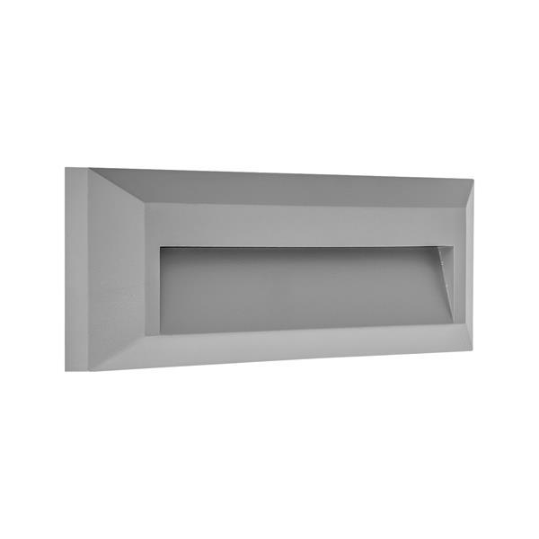 ΑΠΛΙΚΑ ΤΟΙΧΟΥ LED SLIM 2W IP65 220-240V 3CCT 230X80X27mm ΓΚΡΙ PRO ARTE ILLUMINA