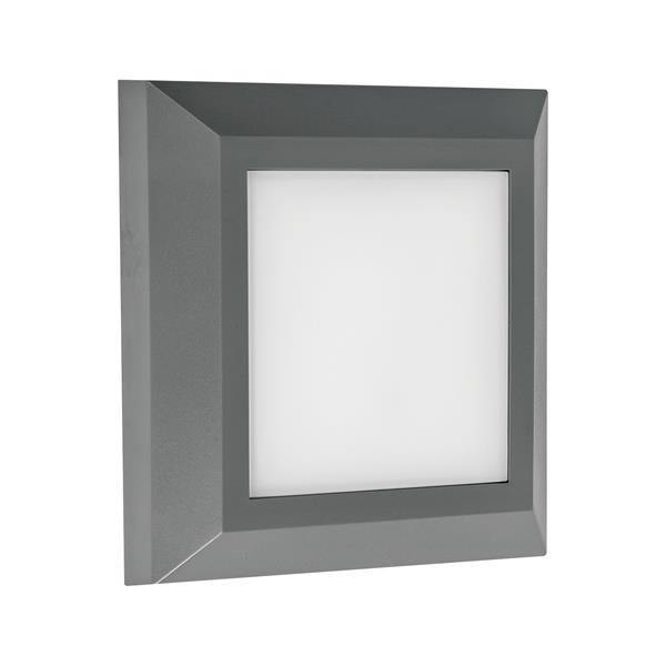 ΦΩΤΙΣΤΙΚΟ ΤΟΙΧΟΥ SLIM LED 3W IP65 230V 3CCT 125X125mm ΓΡΑΦΙΤΗΣ PRO ARTE ILLUMINA