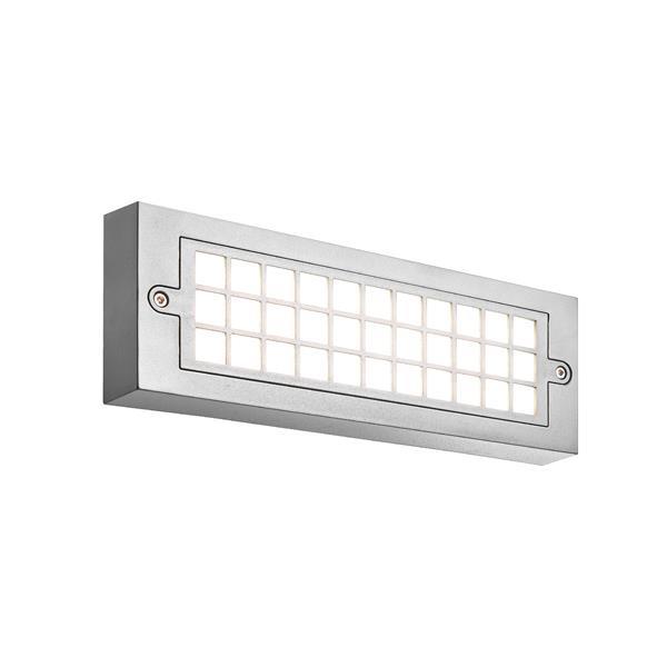 ΦΩΤΙΣΤΙΚΟ ΤΟΙΧΟΥ  LED 6W 255X30X90 3CCT IP65 ΓΚΡΙ 