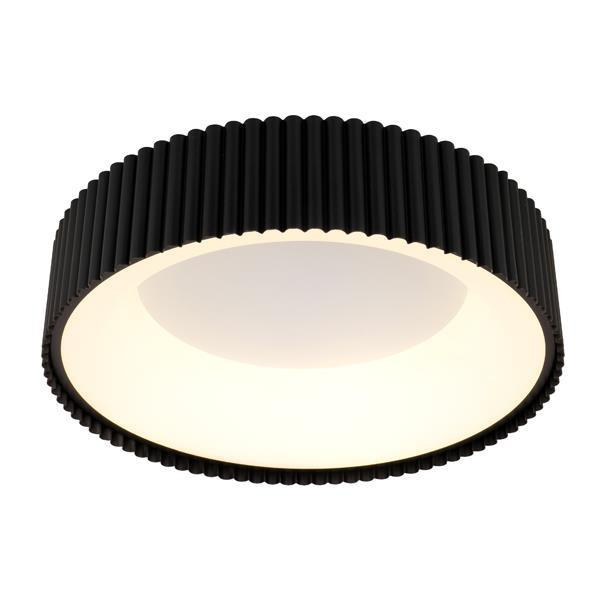 ΠΛΑΦΟΝΙΕΡΑ ΜΕΤΑΛΛΙΚΗ LED 30W 3000K 2262Lm ΜΑΥΡΗ Φ460mm  ARTE ILLUMINA HALLO