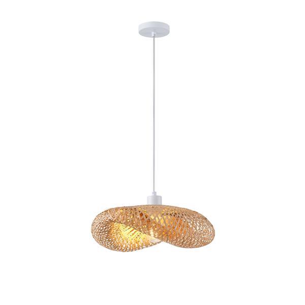 ΦΩΤΙΣΤΙΚΟ ΚΡΕΜΑΣΤΟ BAMBOO 1XE27 MAX 15W 420X300X130mm  ARTE ILLUMINA LAGOON