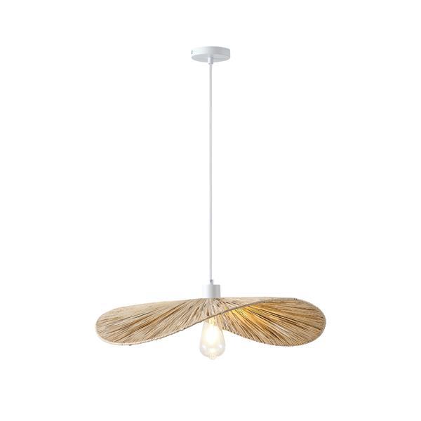 ΦΩΤΙΣΤΙΚΟ ΚΡΕΜΑΣΤΟ BAMBOO 1XE27 MAX 15W 550X550X120mm  ARTE ILLUMINA CALYPSO