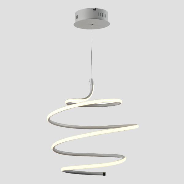 ΦΩΤΙΣΤΙΚΟ ΚΡΕΜΑΣΤΟ ΣΤΡΟΓΓΥΛΟ LED 40W Φ430X1200 ΛΕΥΚΟ ARTE ILLUMINA SATURN