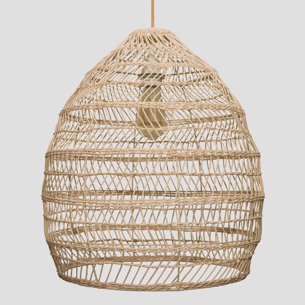 ΦΩΤΙΣΤΙΚΟ ΚΡΕΜΑΣΤΟ ΜΟΝΟΦΩΤΟ Ε27 Φ45x50 RATTAN (ΨΑΘΙΝΟ) ARTE ILLUMINA