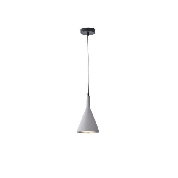 ΦΩΤΙΣΤΙΚΟ ΚΡΕΜΑΣΤΟ ΤΣΙΜΕΝΤΟ 1XE27 MAX 15W 150X150X250mm ΓΚΡΙ ARTE ILLUMINA YESO