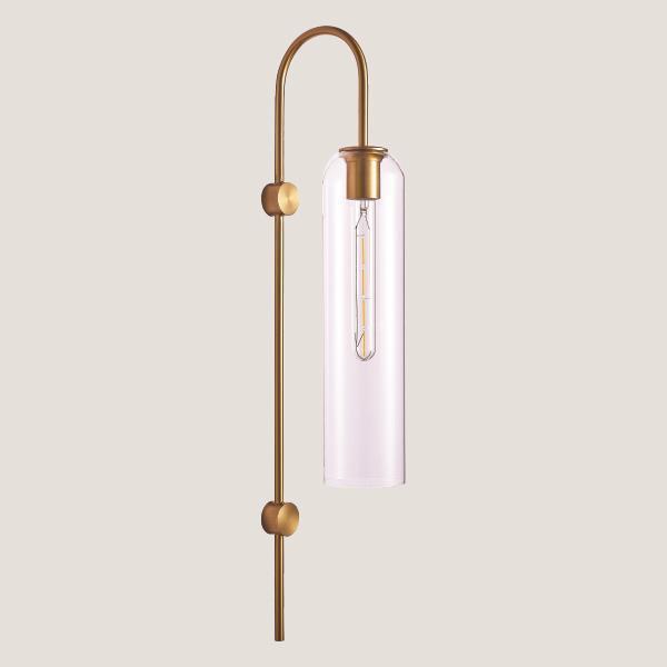 ΑΠΛΙΚΑ ΤΟΙΧΟΥ 1XE14 MAX 10W 10X70 ΔΙΑΦΑΝΟ-ΧΡΥΣΟ ARTE ILLUMINA CALLIOPE