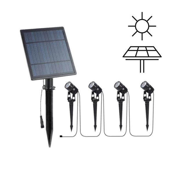 ΑΠΛΙΚΑ ΑΛΟΥΜΙΝΙΟΥ ΜΕ ΗΛΙΑΚΟ PANEL ΚΑΡΦΩΤΗ 2.4W, 200LM 4000K ARTE ILLUMINA